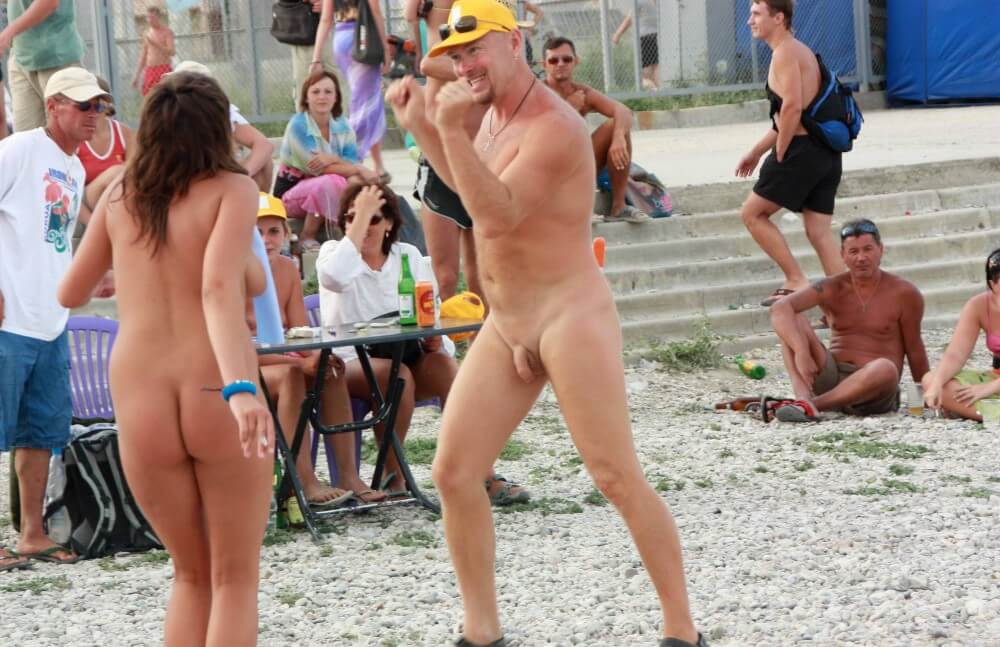 Pics Neptune Beach Cleanup - Living in harmony and tranquility is the goal of naturists