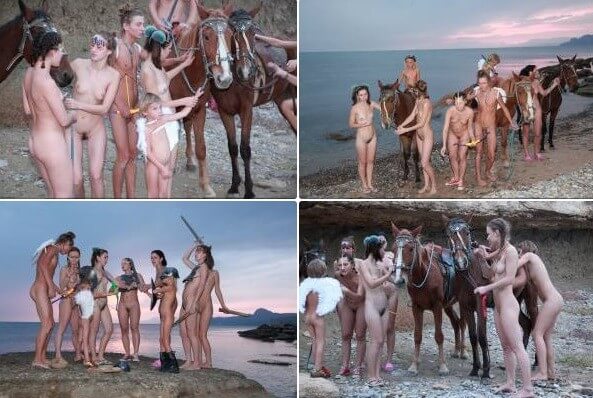 Mystical Horsey Riders Series photos - Nudity helps us better understand ourselves and those around us