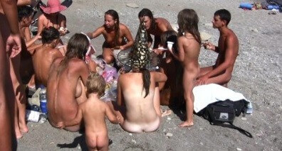 The vast oceanfront 1 Full HD video - Naturism is about respecting natural beauty