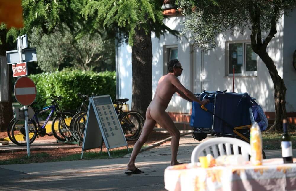 Park Side Street Pass-Bys photos - For naturists, nudity is part of natural existence