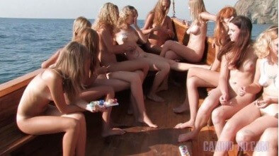 Candid HD: Nudist Boat Cruise Full HD video - Living freely and naturally is the dream of naturism and nudism advocates