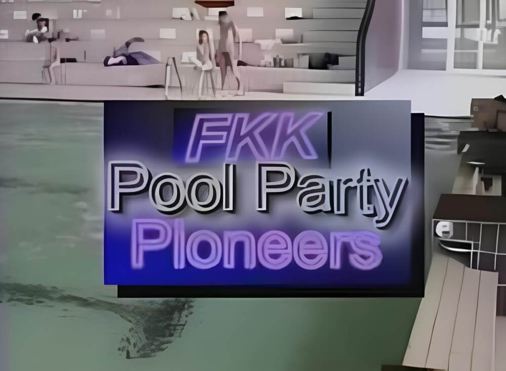 Pool Party Pioneers video - Nudists only allowed