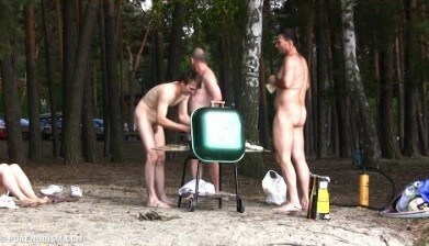 Naturist Sport Medley 2 - A naked person is asexual among nudists