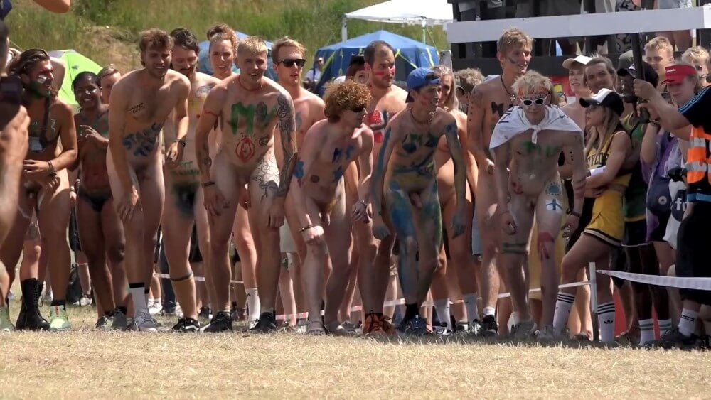 Roskilde Festival Full HD video - Being naked helps one feel a sense of freedom
