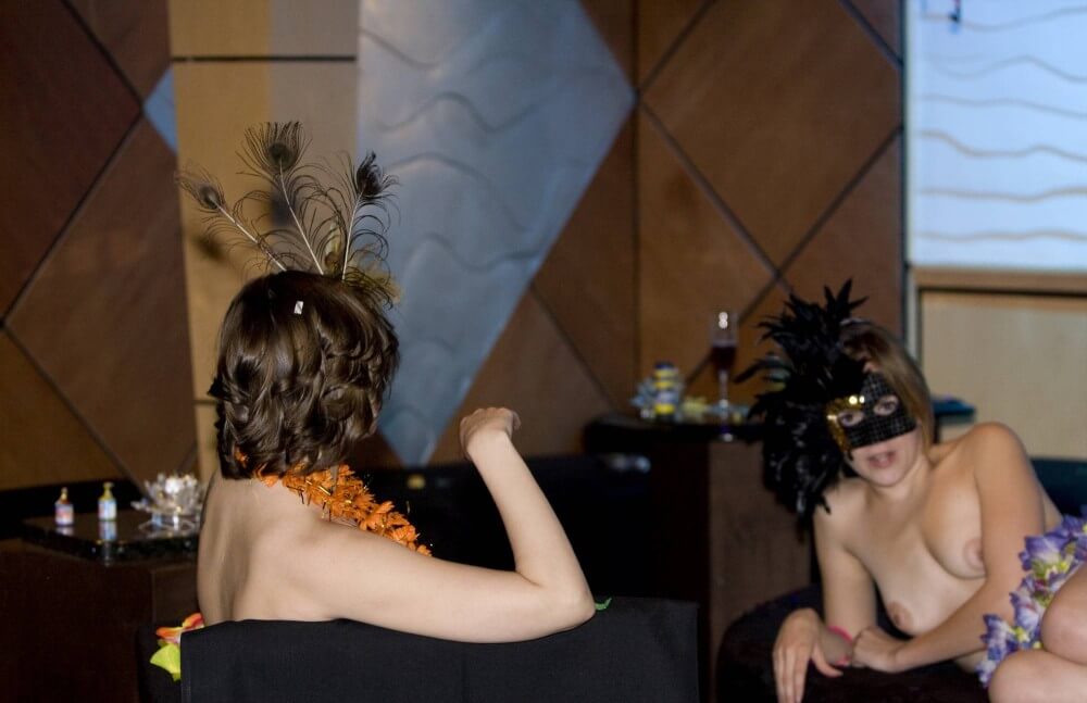 Masquerade Lounging photos - Nudism and natural harmony