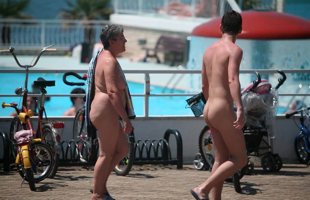 Sun-Soaked Sidewalk pics - Nudism and naturism promote respect for natural beauty and diversity