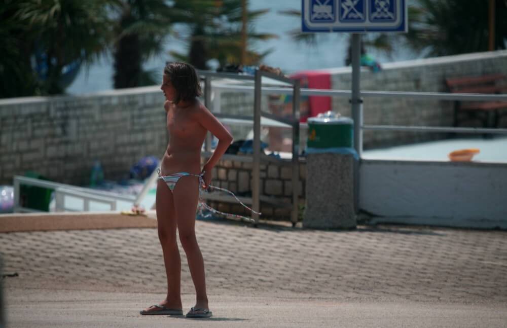 Naturist Pool Walkaround pics - It is a path to inner freedom, achieved through acceptance and openness without clothing
