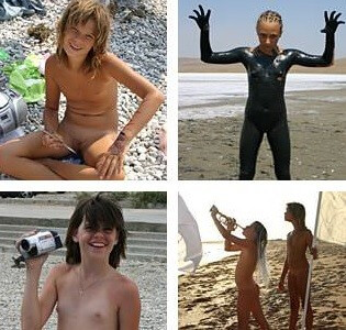 Naturism photo gallery # 3 - Getting rid of swimsuits