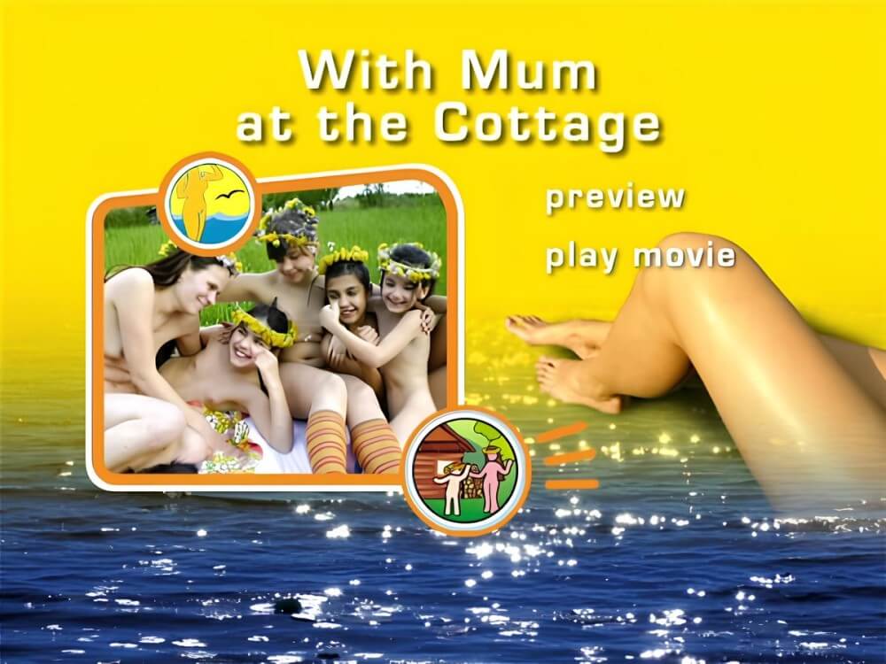 Naturist Freedom: With Mum at the Cottage DVD - Poor naked people and rich naked people in one place