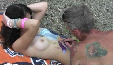 Body Art Nudist Beach 1 Full HD video - The pursuit of naturalness and freedom