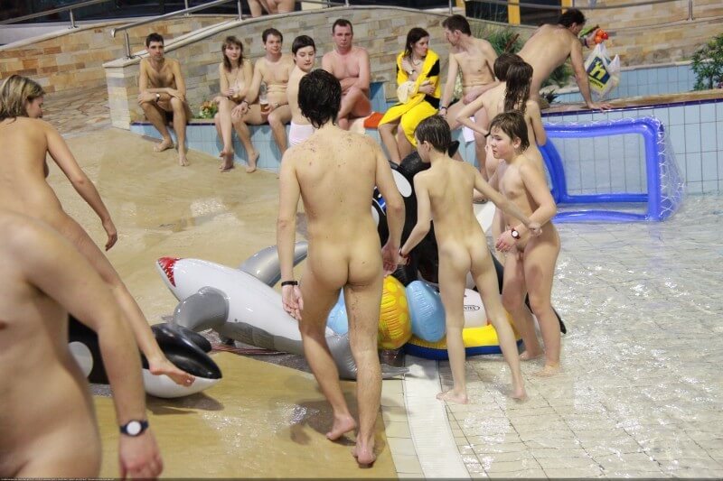 Pool day celebration Big gallery - Mutual respect and trust are important components of the nudist and naturist community