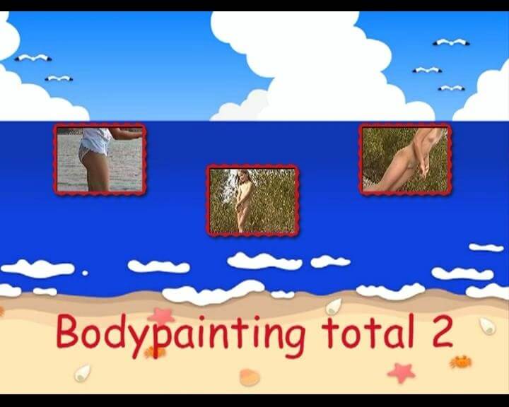 Naturistin: Bodypainting Total 2 - A nude person strives for inner harmony and peace of mind