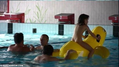 Floating On Our Rafts 1 - A person without clothes is closer to nature