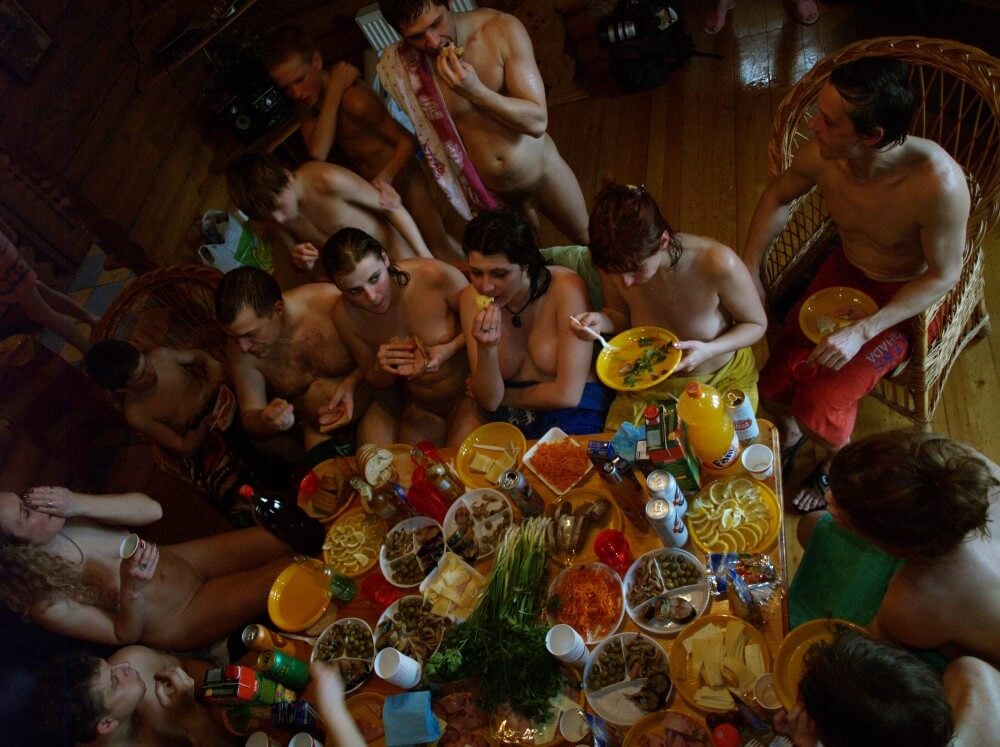 Family Valentines Dinning pics - Nudism helps us accept ourselves and others