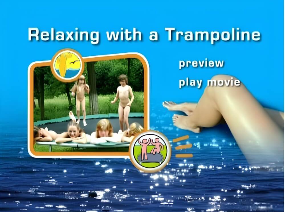 Naturist Freedom: Relaxing with a trampoline DVD - The desire to appreciate the beauty of the human body