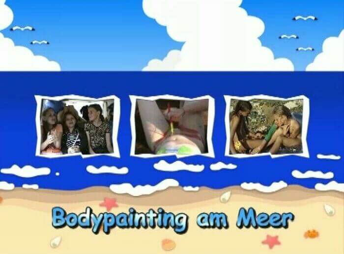 Naturistin: Bodypainting am Meer - Nudism teaches us to appreciate the present moment