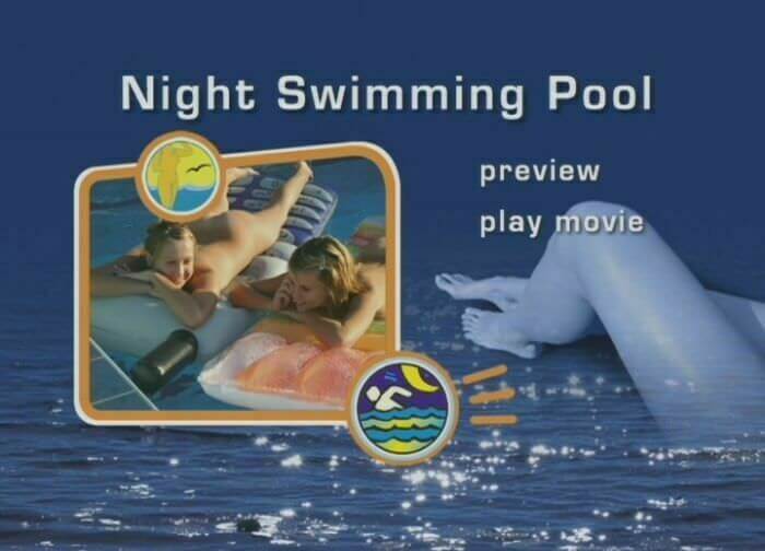 Naturist Freedom: Night swimming pool - Belief in oneself and ones own strengths are important qualities for practitioners of naturism and nudism