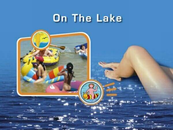 Naturist Freedom: On the lake - Minimizing clothing or nudism