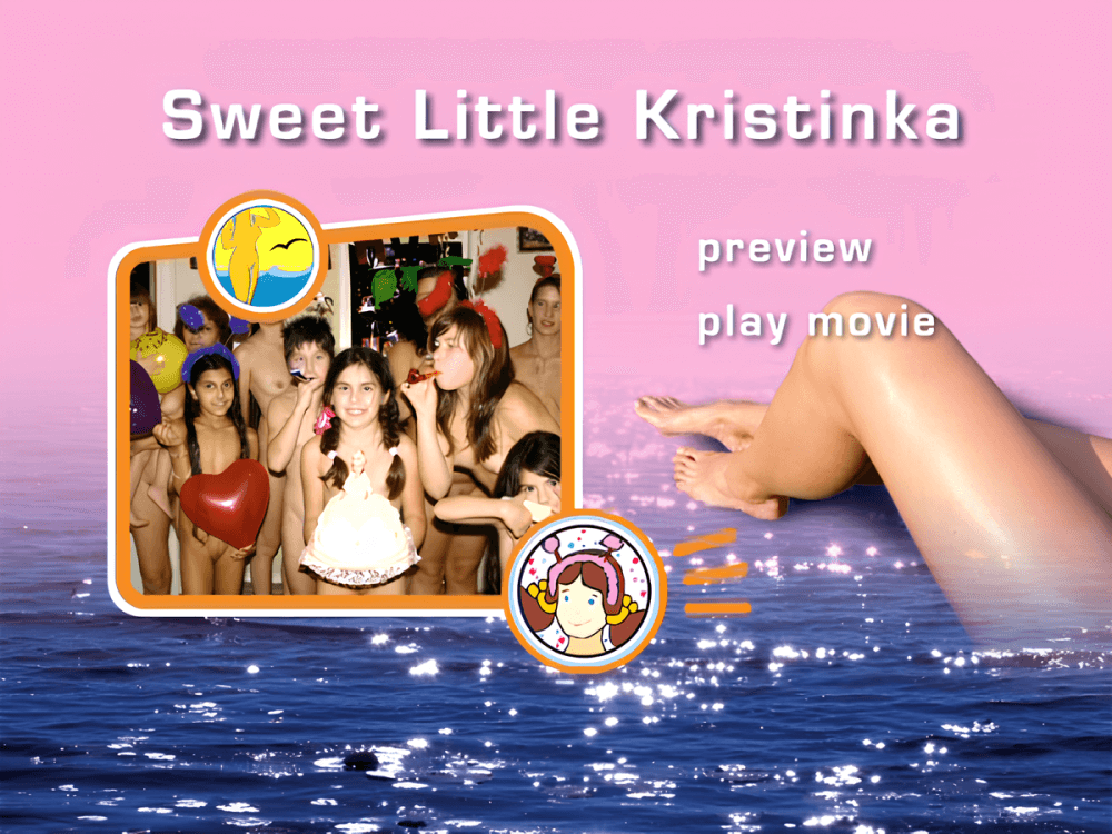 Naturist Freedom: Sweet Little Kristinka  DVD - Lightness and ease as the main traits of naturists