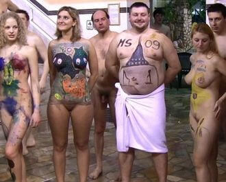 AquaPark Pageant Night Full HD video - Spectators are permitted to be naked